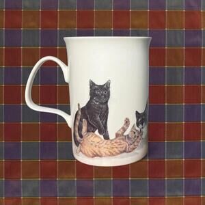 ❤️Cute Vintage Roy Kirkham Kitty Mug Fine Bone China❤️